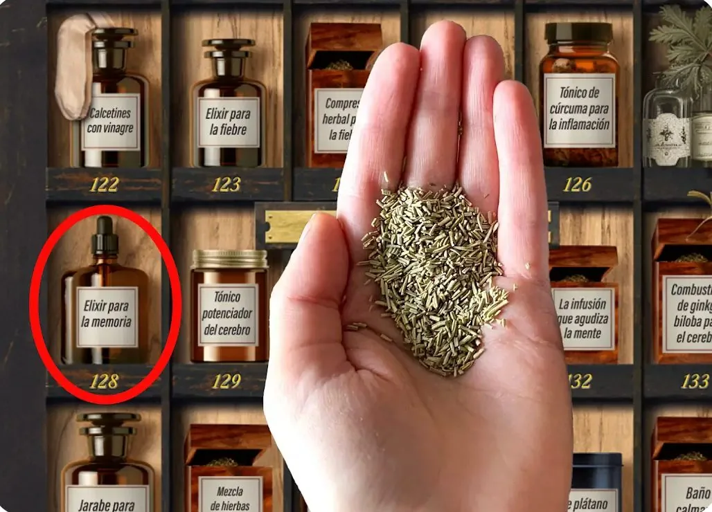 Elixir para la memoria a base de romero
